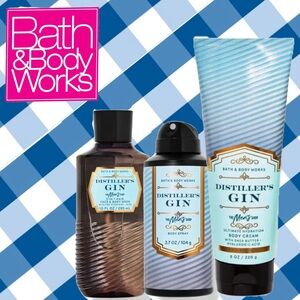 BATH & BODY Works - MENS 3pc Bundle - DISTILLER’s GIN